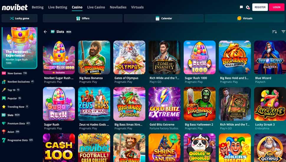 novibet casino slots