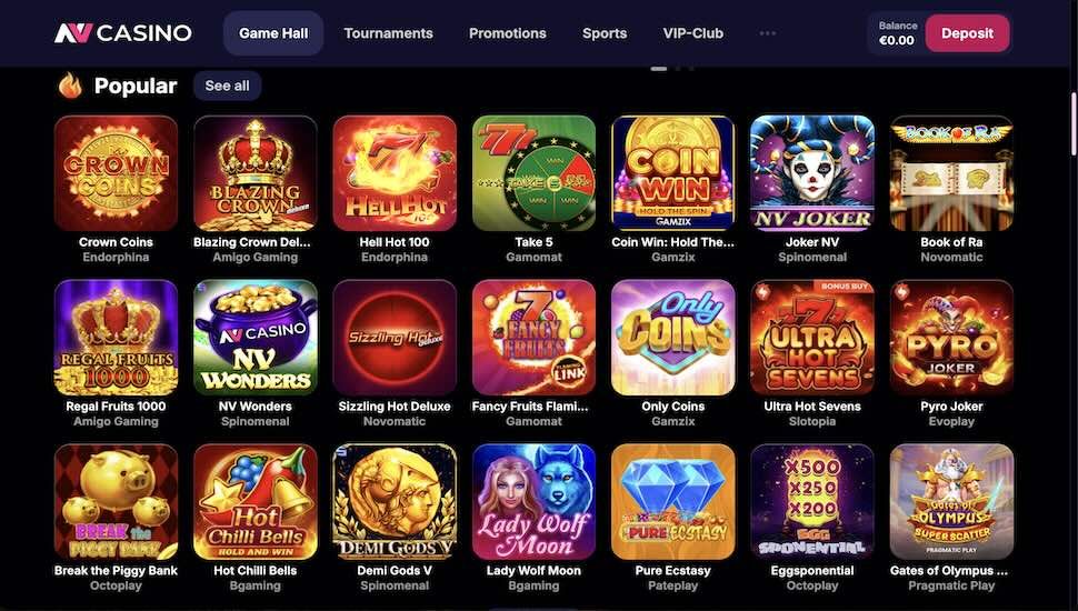 NV Casino Games