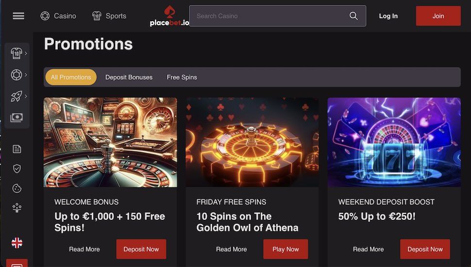Placebet Bonuses