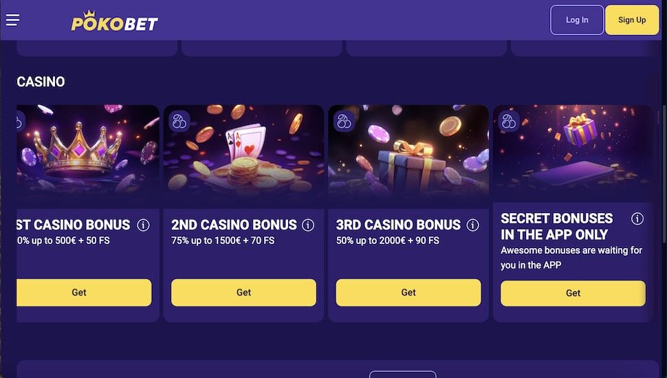 Pokobet Casino Bonuses