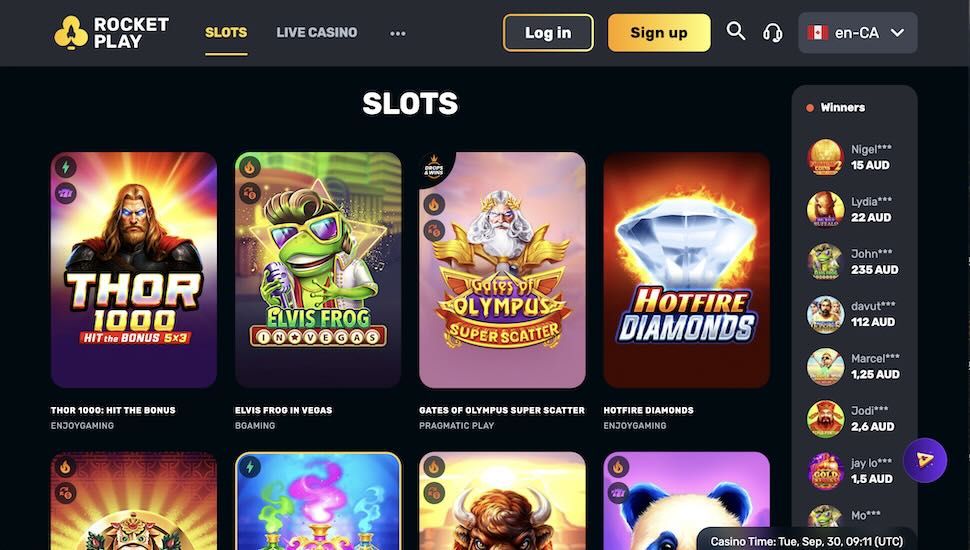 Rocketplay Casino Games