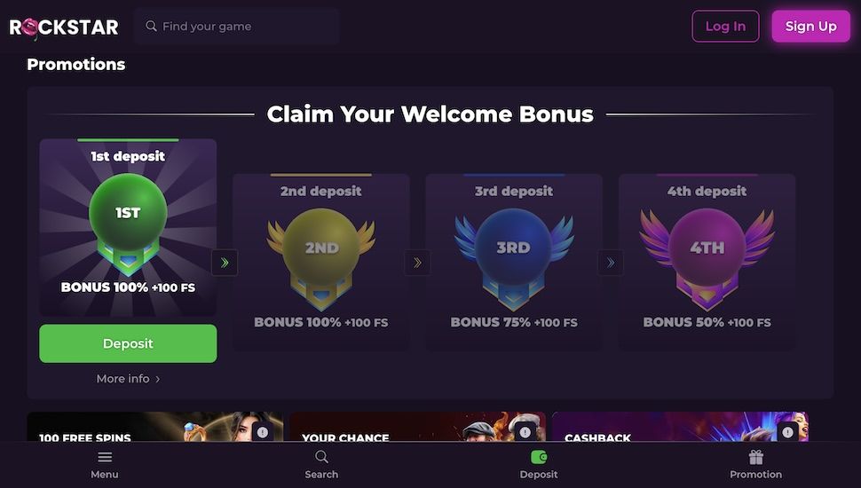 Rockstar Casino Bonus