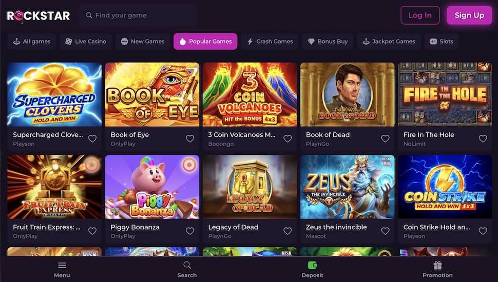 Rockstar Casino games