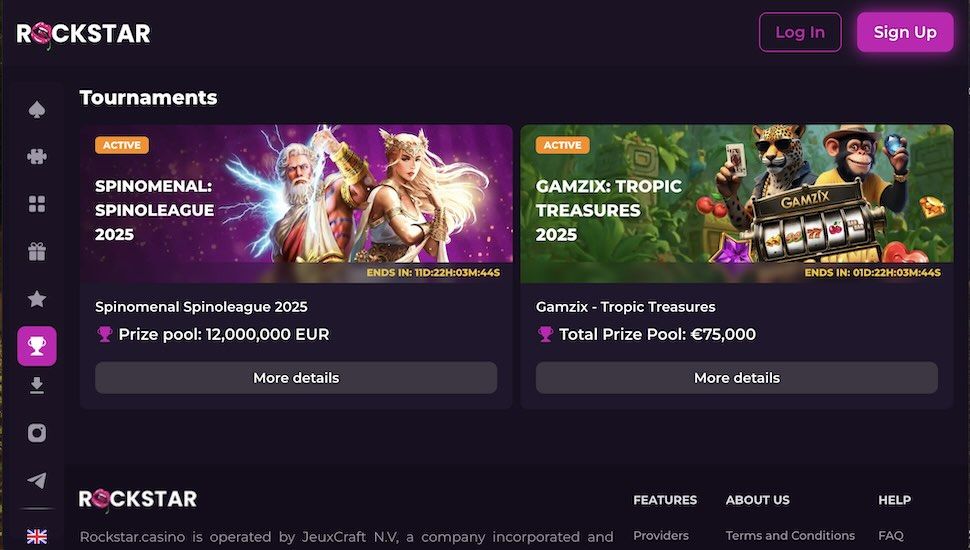 Rockstar Casino Tournaments