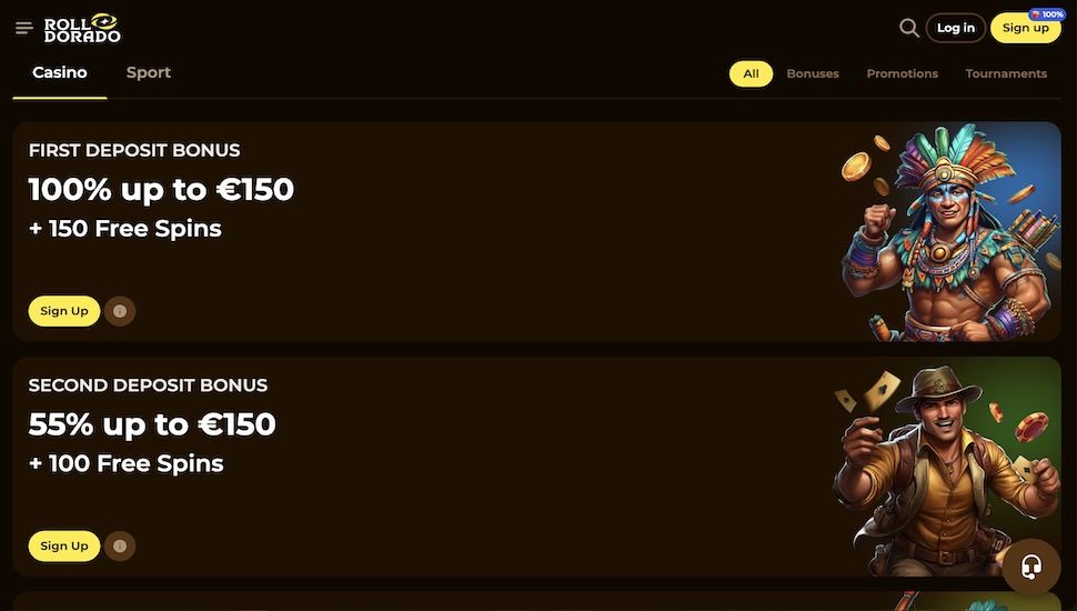 Rolldorado Bonuses