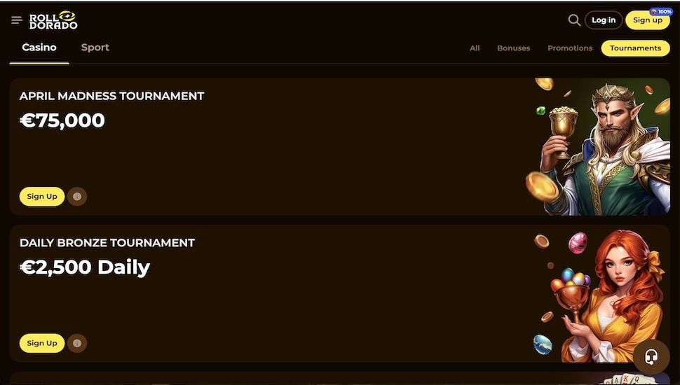 Rolldorado Tournaments