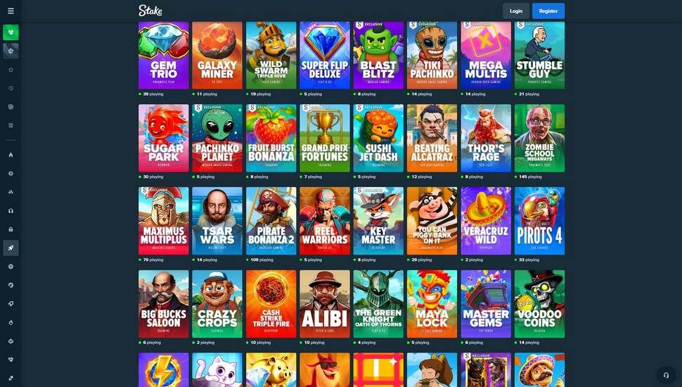 Stake casino slots page