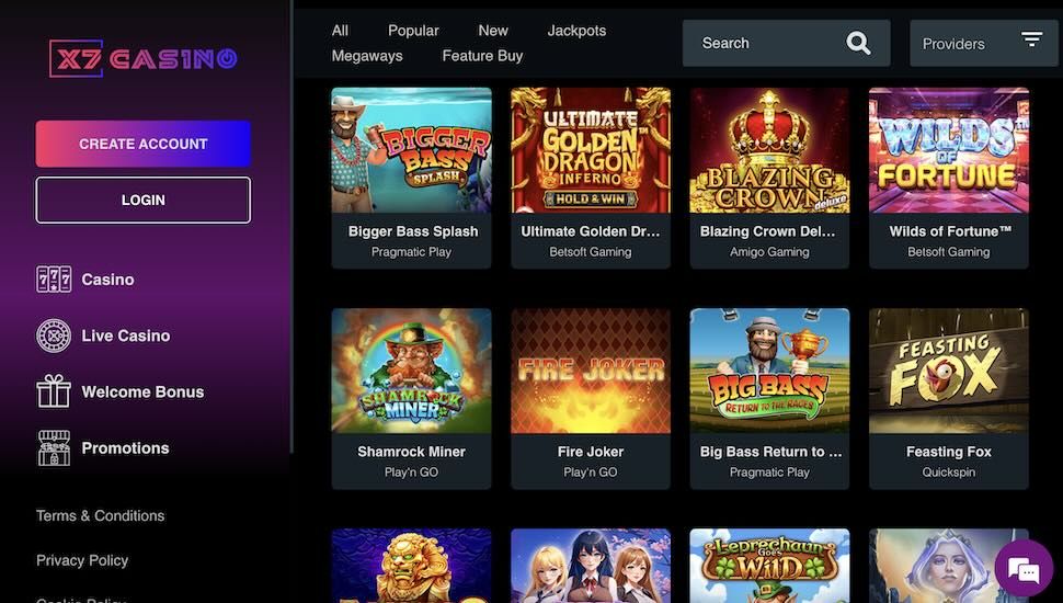 x7 casino games