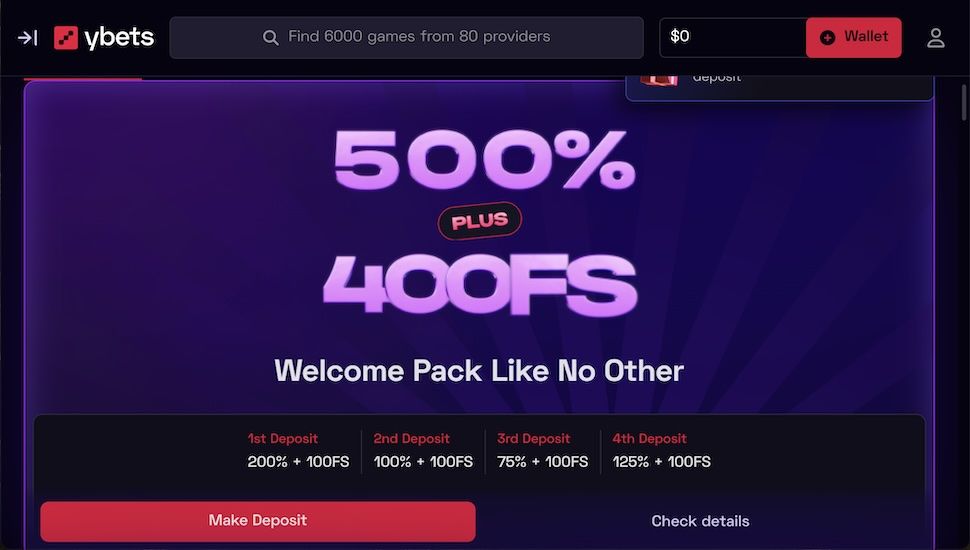 Ybets Bonuses
