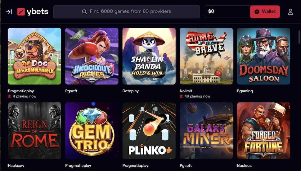 Ybets Games