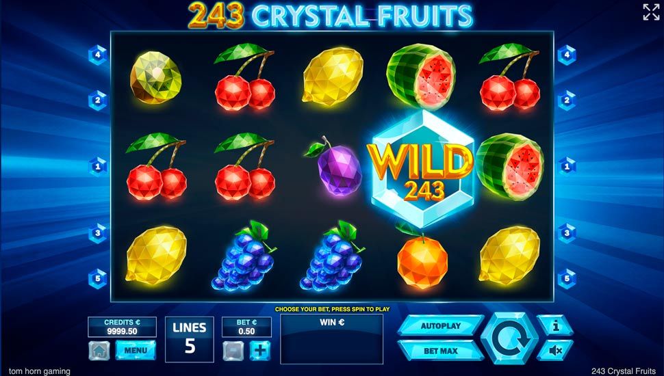 243 Crystal Fruits slot gameplay