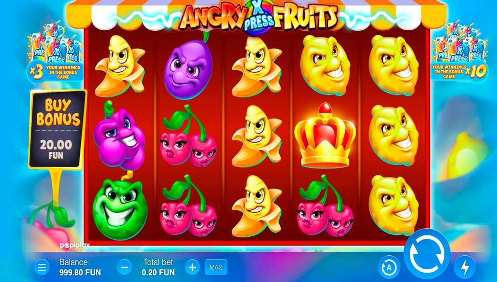 Angry Fruits slot gameplay