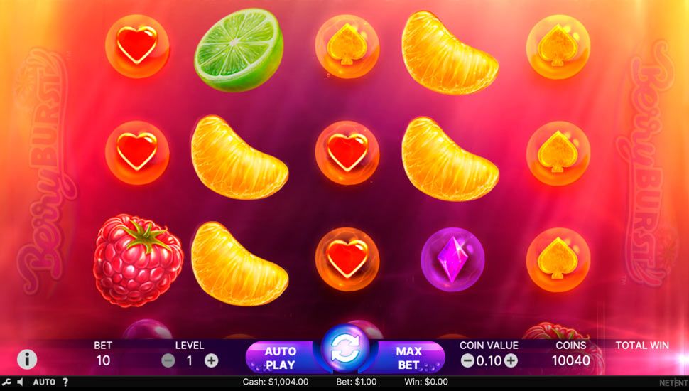 Berryburst slot gameplay