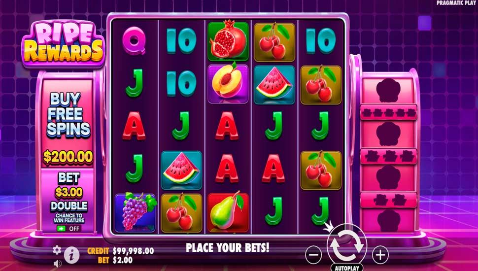 Ripe Rewards slot gameplay