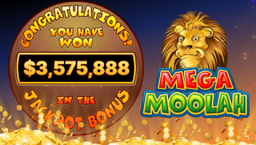 A Player Wins $3,575,888 at Mega Moolah Slot