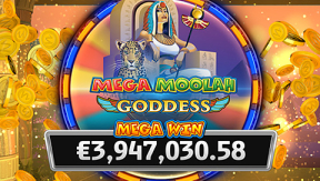 Great Win in Microgaming’s Mega Moolah Goddess