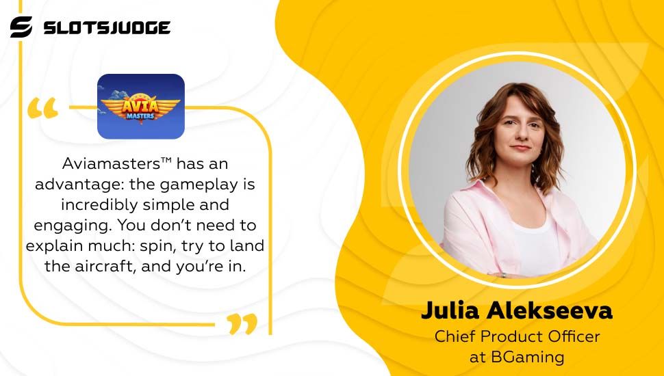 Julia Alekseeva, Chief Product Officer at BGaming