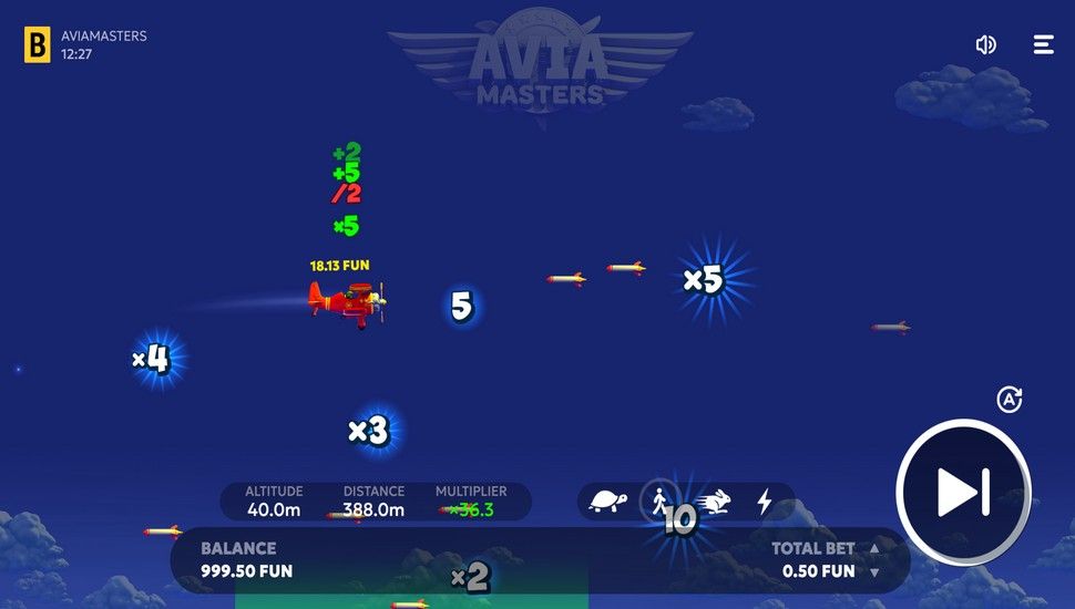 Aviamasters crash game