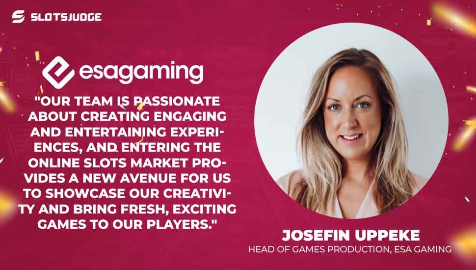 Josefin Uppeke, Head of Games Production at ESA Gaming