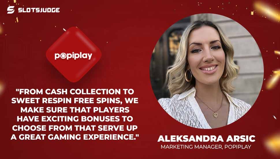 Popiplay's Marketing Manager Aleksandra Arsic