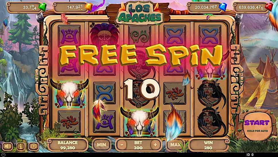 Los Apaches slot free spins