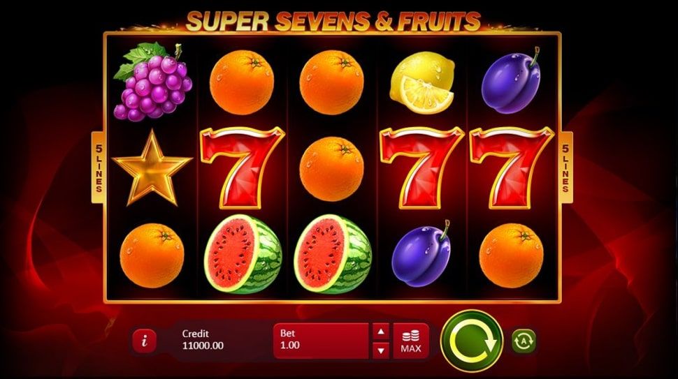 Playson Drop the Fiery 5 Super Sevens & Fruits