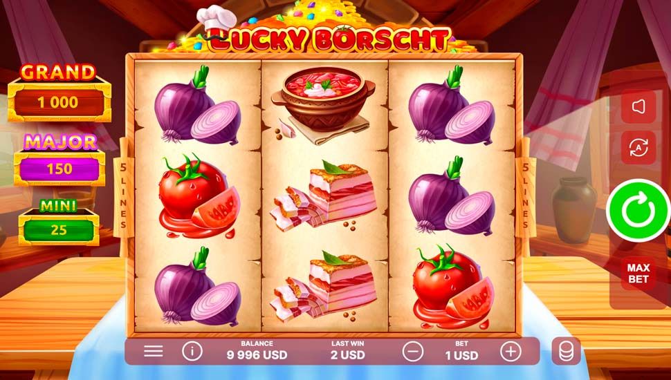 Lucky Borscht slot gameplay