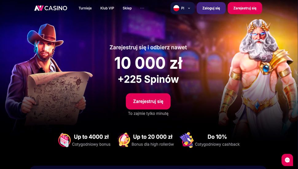 lobby kasyna NV Casino