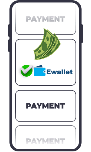 Choose Ewallet as a withdrawal method
