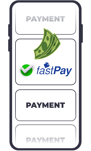 Select fastPay from the withdrawal options