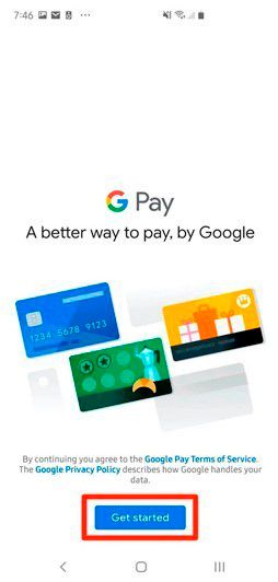How to register Google Pay - Step 1