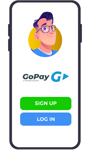 Deposit with GoPay - Step 1