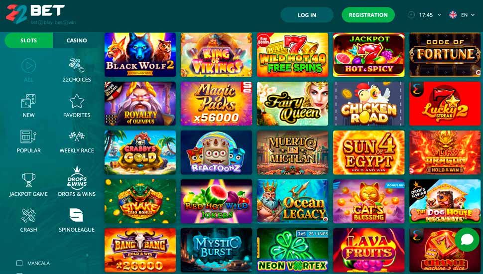 22Bet casino