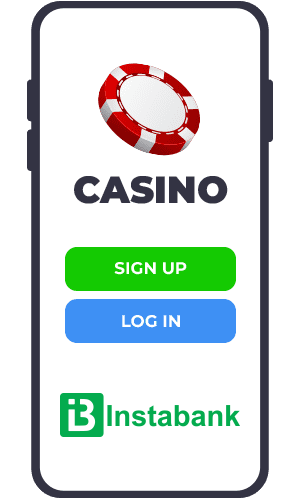 Register at the casino that supports Instabank