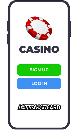Register at the casino that supports Lottomaticard