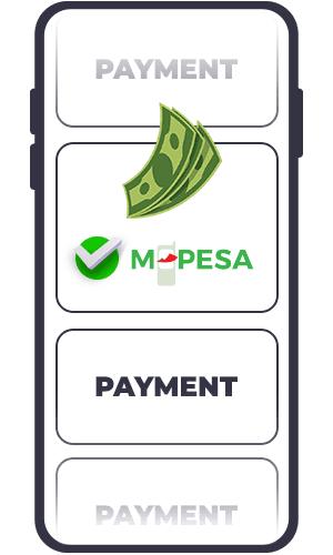 Choose mpesa as a withdrawal method