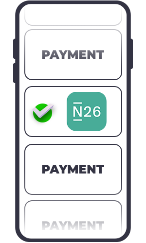 Select N26 as a Deposit Method