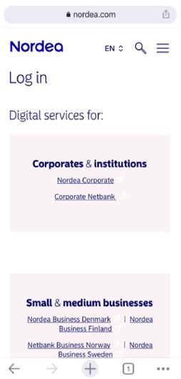 how to register Nordea step 3