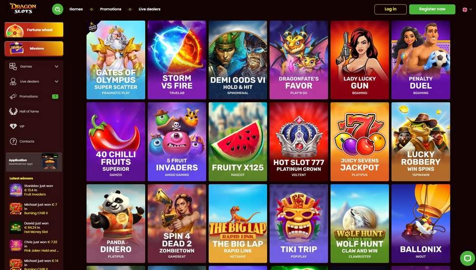 DragonSlots casino