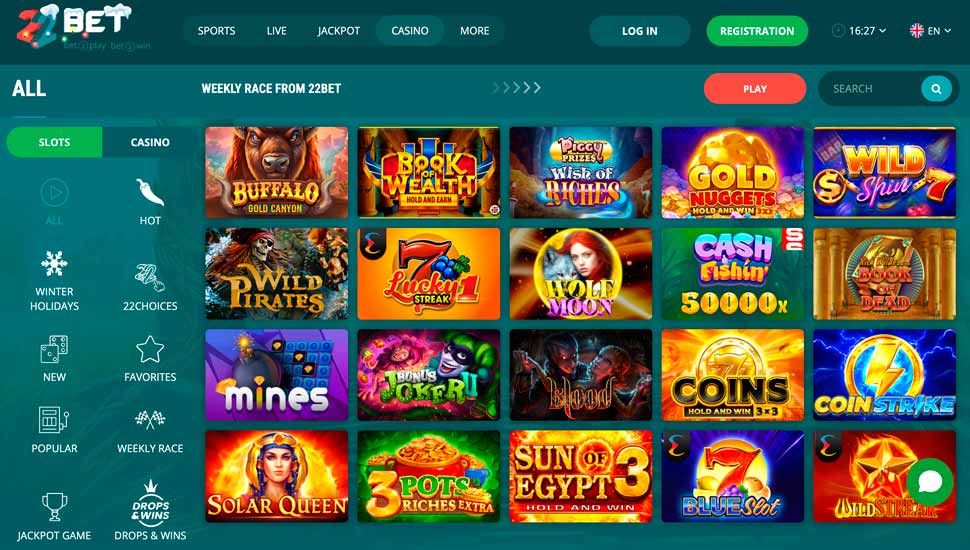 22bet casino