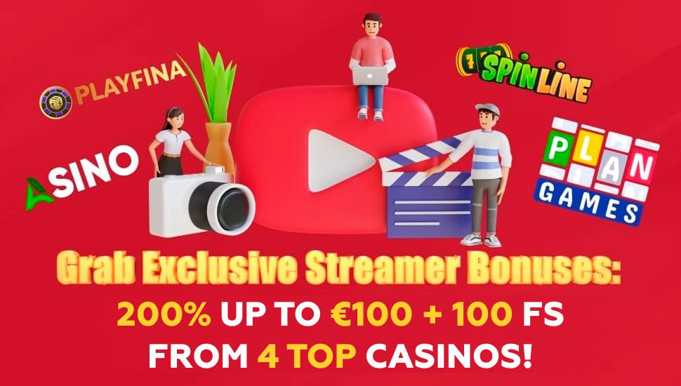 exclusive streamer bonuses