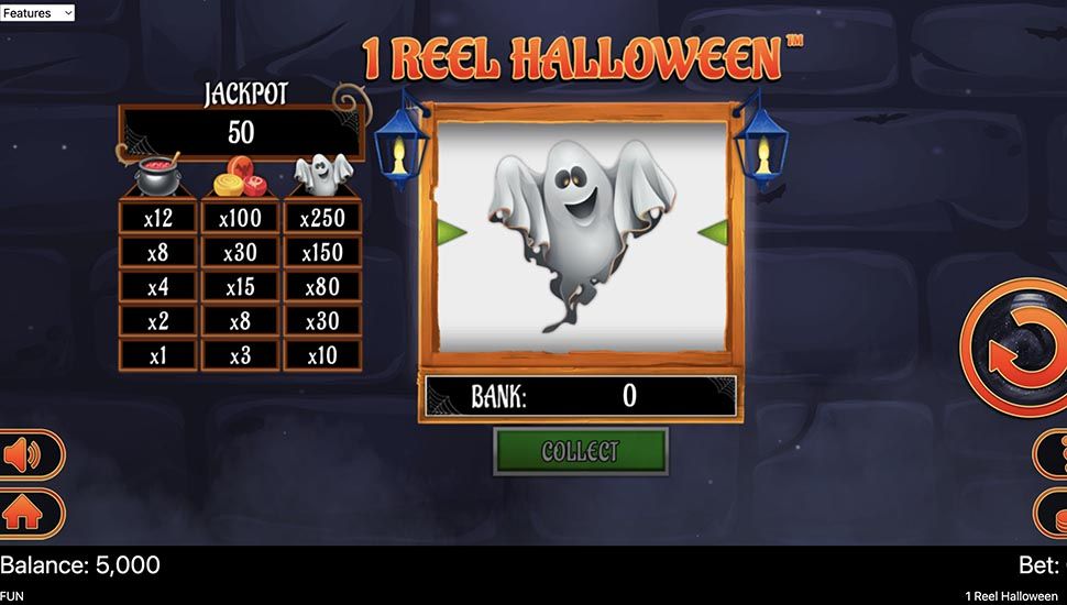 1 Reel Halloween Slot - Review, Free & Demo Play preview