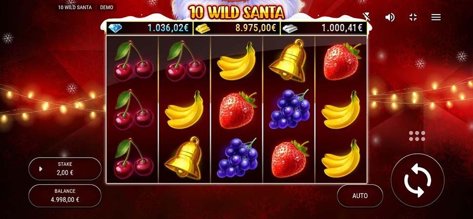 10 Wild Santa slot mobile