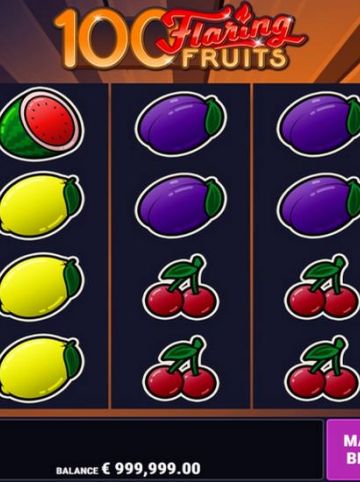 100 Flaring Fruits 