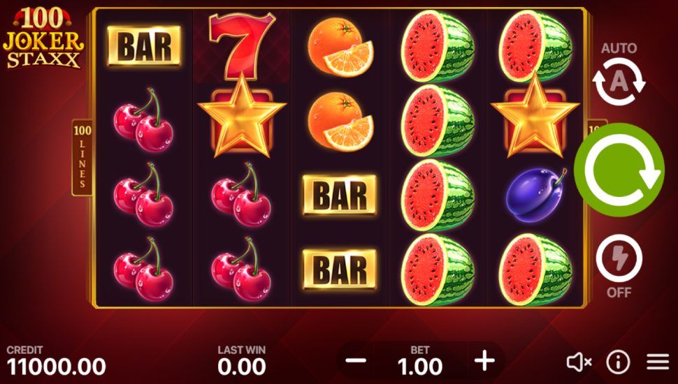 100 Joker Staxx Slot - Review, Free & Demo Play