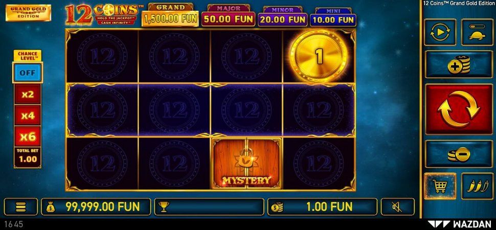 12 Coins Grand Gold Edition slot mobile