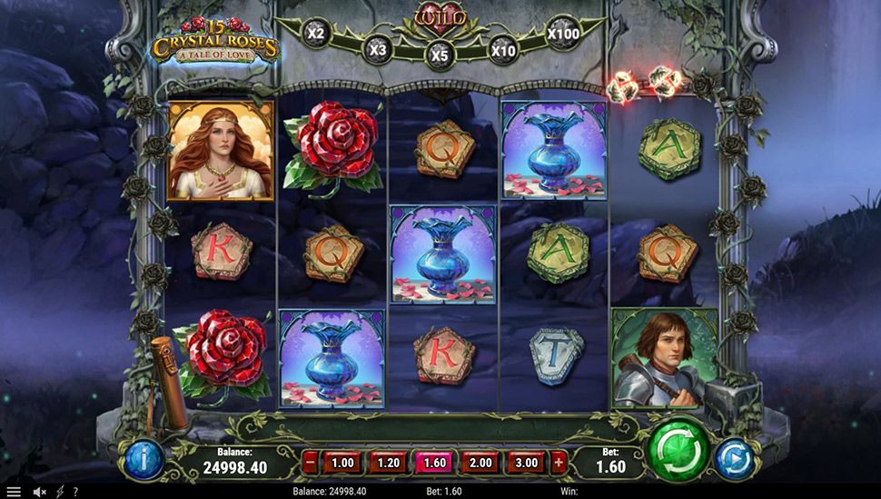 15 Crystal Roses a Tale of Love Slot preview