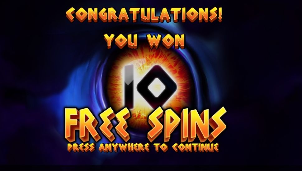 15 Tridents slot - free spins