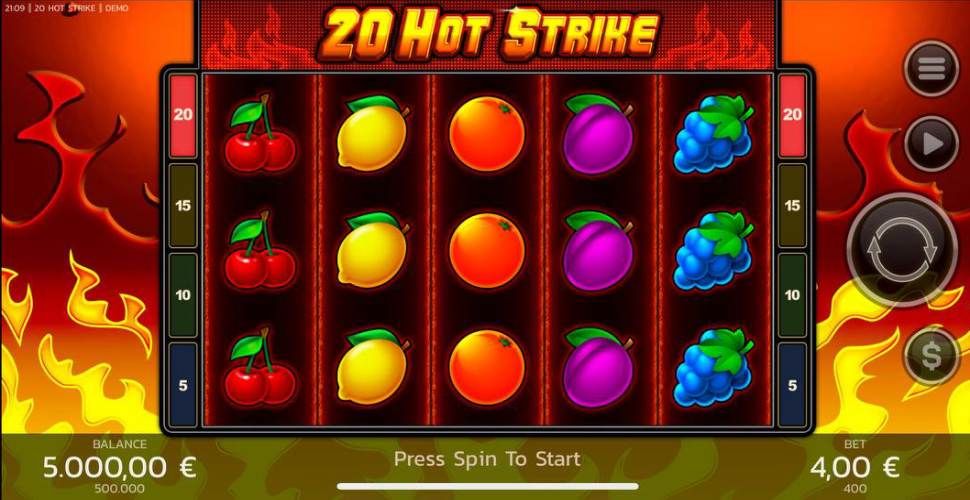 20 Hot Strike slot mobile
