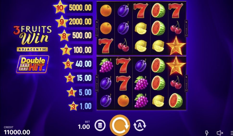 3 Fruits Win Double Hit